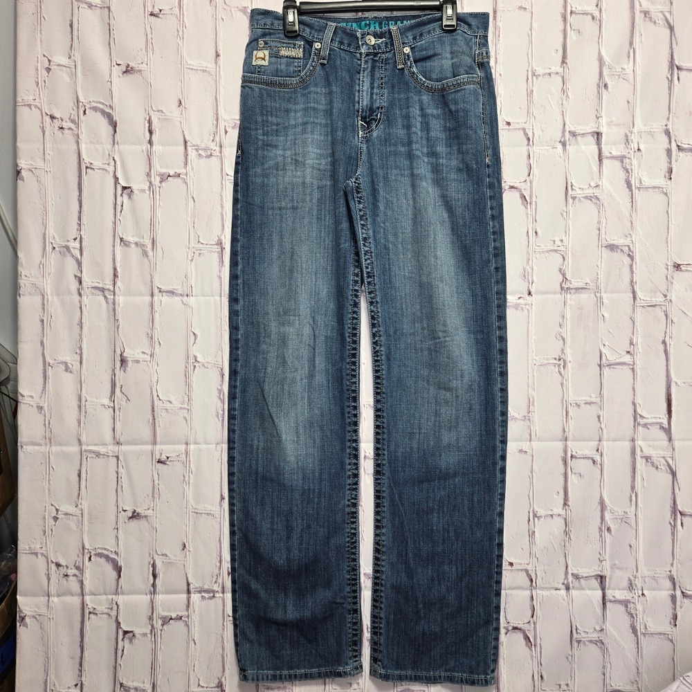 Cinch Grant Jeans Blue Bootcut Relaxed Fit Western Work Cowboy Denim Mens 31x34